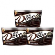 Dove 德芙 醇黑巧克力 252g*3碗