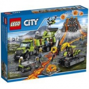 LEGO乐高 城市系列 60124 火山探险基地