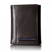 汤米·希尔费格（Tommy Hilfiger） Cambridge Trifold 男士三折真皮钱包 不露人民币