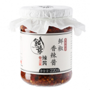 饭爷 鲜椒香辣椒酱 佐餐拌饭酱 辣酱 220g/瓶