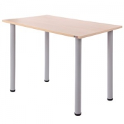 尼德 AC2AS 简约书桌子100*60cm 粉橡面灰腿