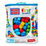 MEGA BLOKS 美高 DCH62/63 积木玩具（80粒、大颗粒）