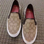 COACH蔻驰Chrissy Outline女士一脚蹬休闲鞋 两色可选