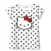 Hello Kitty凯蒂猫 女童圆领T恤
