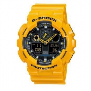 CASIO 卡西欧 G-SHOCK GA-100A-9A 男士双显运动手表