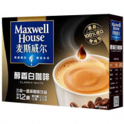 麦斯威尔 醇香白咖啡12条（300克/盒）