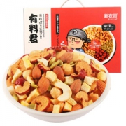 【京东超市】新农哥 每日坚果 干果 零食礼盒 红枣坚果仁750g/盒 *2件