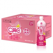 天喔茶庄 C满E（柠檬汁+水蜜桃汁）500ml*15瓶/整箱装