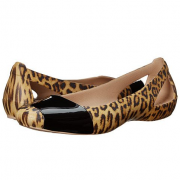 卡骆驰（crocs）  Sienna Leopard 女士平底凉鞋