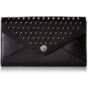 瑞贝卡·明可弗（Rebecca Minkoff）  Wallet on a Chain女士真皮铆钉单肩手拿包