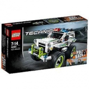 儿童节好礼：LEGO 乐高 Technic机械组系列 42047 回力马达警用拦截车