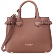 BURBERRY 博柏利 The Banner系列 House 40237021 女士格纹拼接小号手提包