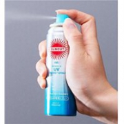 17日本高丝Suncut 防晒喷雾SPF50+ 强效防水型无油清爽50g 蓝色装
