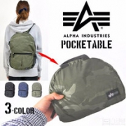 ALPHA INDUSTRIES 阿尔法 可折叠便携双肩包 3色 22609128 Prime会员免费直邮含税