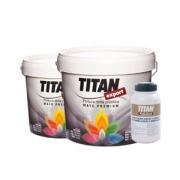 TITAN 堤丹 内墙乳胶漆套装（面漆4L*2桶+底漆1L*1桶）