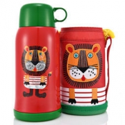 618预售：Tiger 虎牌 MBJ-C06C-EL 不锈钢真空儿童保温杯 600ml