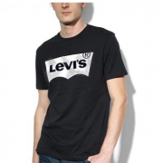 李维斯（Levi's）  经典大LOGO印花 男士纯棉T恤