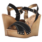 Sam Edelman  女士真皮坡跟凉鞋