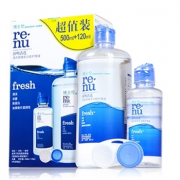 博士伦 润明清透fresh多功能护理液500ml+120ml