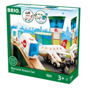 BRIO   火车系列 电动机场轨道套装玩具
