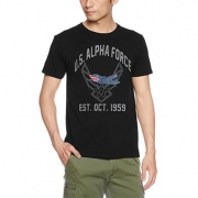 ALPHA INDUSTRIES  阿尔法 男士纯棉T恤