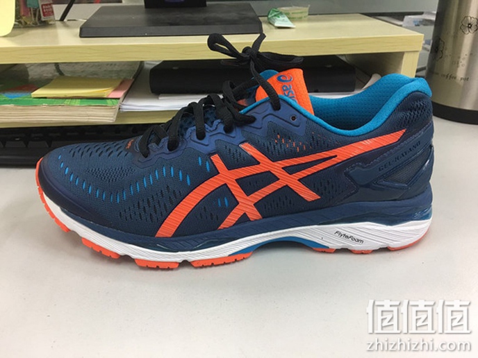  亚瑟士跑鞋kayano23，Asics kayano 23，海淘Asics 亚瑟士 KAYANO23 跑鞋开箱晒单，附尺码选择建议