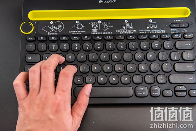 手机蓝牙键盘，Logitech 罗技蓝牙键盘怎么样？多设备/手机快速打字：Logitech 罗技 K480 无线蓝牙键盘