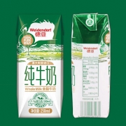 德亚（Weidendorf）全脂牛奶 250ml*24盒