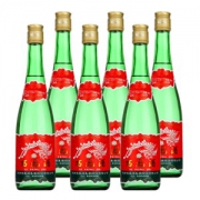 【京东超市】西凤 西凤 绿瓶光瓶 55度 整箱装白酒 500ml*6瓶 口感凤香型+2瓶+凑单品