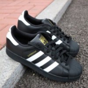 Adidas Superstar 男士金标贝壳头休闲鞋