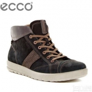 限41码，ECCO 爱步 Ennio恩尼奥系列 男士真皮高帮休闲鞋 $79.99