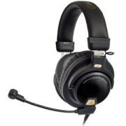 历史新低 铁三角（Audio-technica）ATH-PG1 头戴式专业游戏电脑线控通话耳机耳麦 黑色