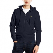 LYLE & SCOTT  苏格兰金鹰 男士纯棉带帽拉链卫衣