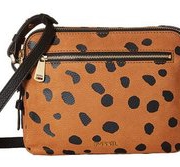 Fossil 化石 Piper Toaster 女士真皮斜挎包