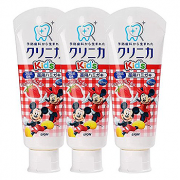 LION日本狮王 儿童宝宝防蛀固齿牙膏60g*3*3（三种口味）