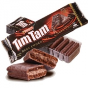 Timtam 天甜 浓香黑巧克力 夹心威化饼干 200g  *10件