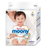 moony 尤妮佳皇家系列 婴儿纸尿裤 M64片 *4件