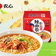 农心 辣白菜拉面五连包 120g*5*3