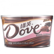 Dove 德芙 巧克力分享碗装 什锦装 249g + MMs 漫威正版授权 树人手办