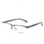 阿玛尼（Emporio Armani）  EA1056 金属光学眼镜架 半框 前卫时尚