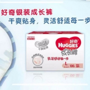 HUGGIES 好奇 银装成长拉拉裤 L100片