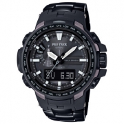 卡西欧（CASIO）  PROTREK系列 PRW-6100YT-1  太阳能电波登山腕表