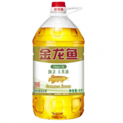 金龙鱼 压榨 一级 纯正玉米油 4L 折29.4元/件（158-50）