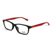 Ray-Ban 雷朋 中性款黑色镜框红色镜腿光学眼镜框眼镜架 RB 5318D 2475 55mm