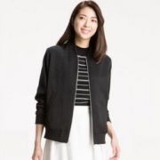新低： UNIQLO 优衣库 190761 女士飞行员夹克    99元