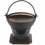 珍珠生活（Pearl Life）  大理石 怀石 地炉锅 16cm 带炉子