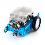 Makeblock 新版mBot教育机器人套件 可编程智能机器人 无线遥控儿童益智拼装玩具 蓝牙版蓝色