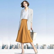 新垣结衣海报款： UNIQLO 优衣库 184843 女款花式宽腿裤