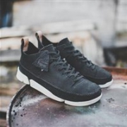 老干部胡歌同款：Clarks 其乐 Trigenic Flex 三瓣鞋 黑色款