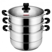 COOKER KING 炊大皇 WG16324 三层多功能蒸锅 (26cm) + 炊大皇不粘煎锅 (24cm)+凑单品